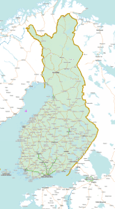 Sinivalkonauhan reitti - Blå vita bandet - Blue-white Ribbon